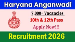 Haryana Anganwadi Recruitment 2026