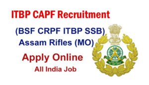 ITBP Medical Officer Recruitment 2026