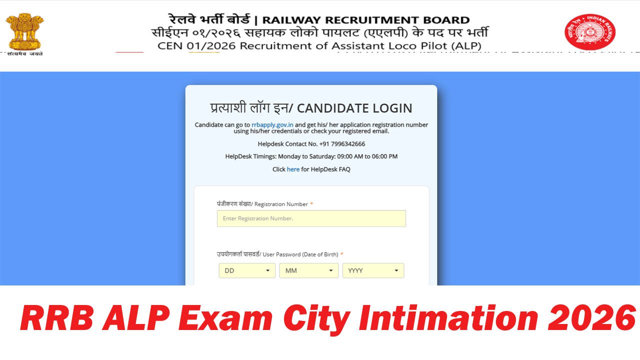 RRB ALP Admit Card 2026
